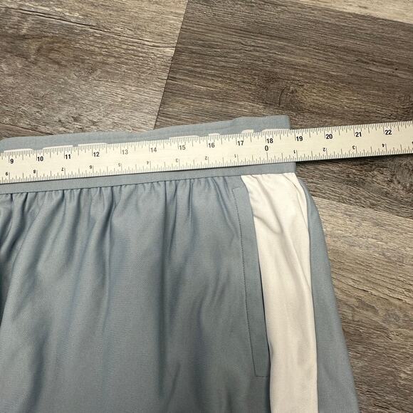 NWT Under Armour Play Up Side Stripe Slate Blue White Women 2X Plus Loose Shorts - Picture 7 of 11